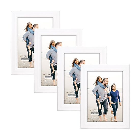 Malden 4pk. 5x7 White Mjr Gv 4-pc. Picture Frame Set