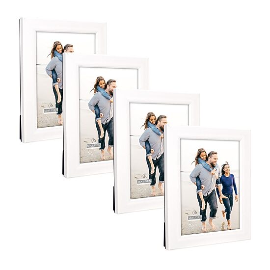 Malden 4pk. 5x7 White Mjr Gv 4-pc. Picture Frame Set