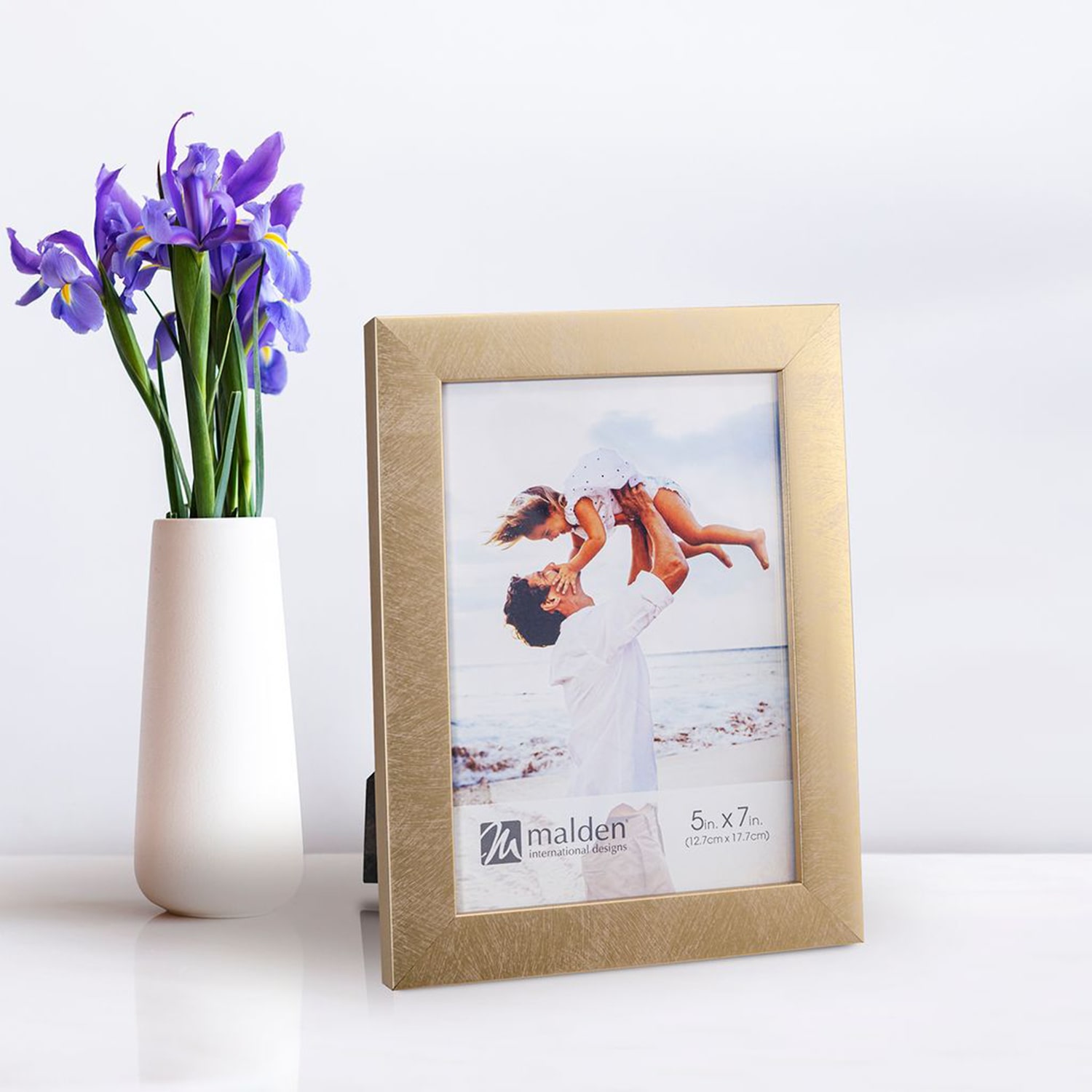 Malden 4 Pk 5x7 Gold Linear 4-pc. Picture Frame Set