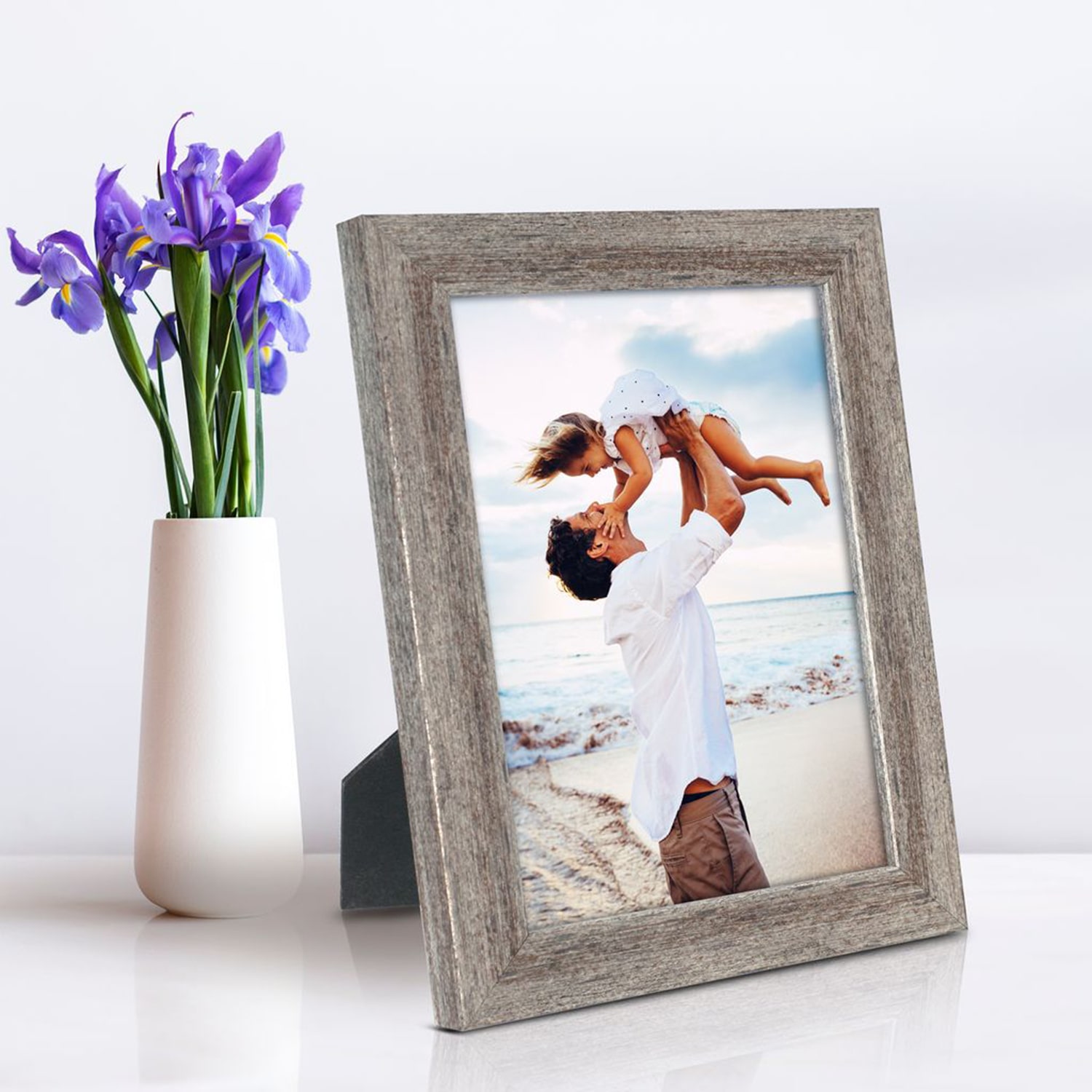 Malden 4 Pack 5x7 Champagne Linear 4-pc. Picture Frame Set