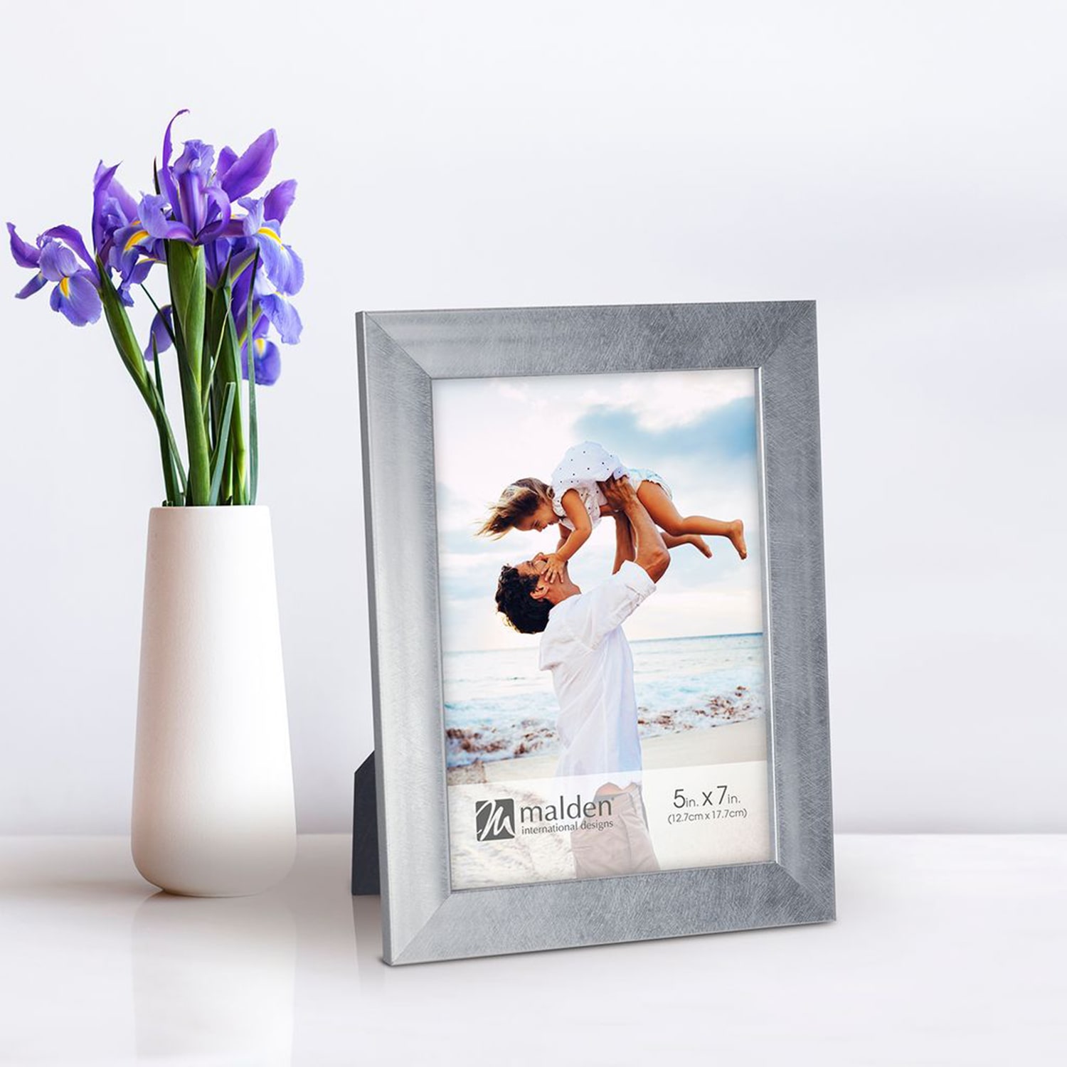 Malden 4 Pk 5x7 Silver Linear 4-pc. Picture Frame Set