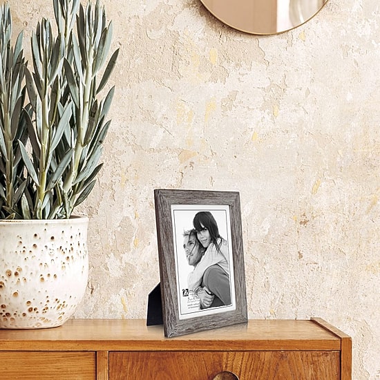 Malden 5x7 Gray Ridge Linear 4-pc. Picture Frame Set
