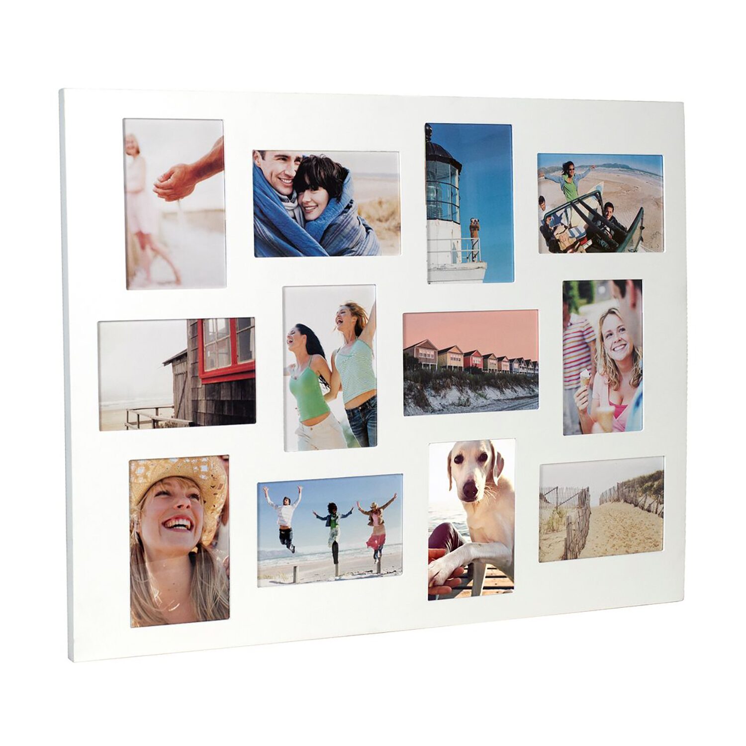 Malden 12-Op 4x6 Collage White 12-Opening Collage Frame
