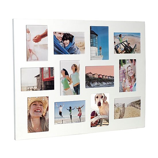 Malden 12-Op 4x6 Collage White 12-Opening Collage Frame