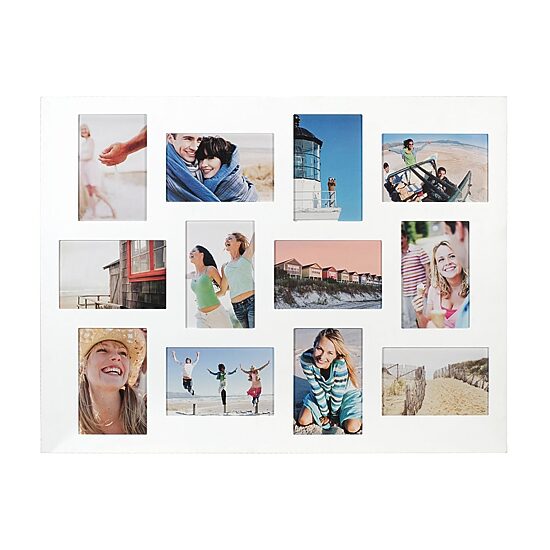 Malden 12-Op 4x6 Collage White 12-Opening Collage Frame