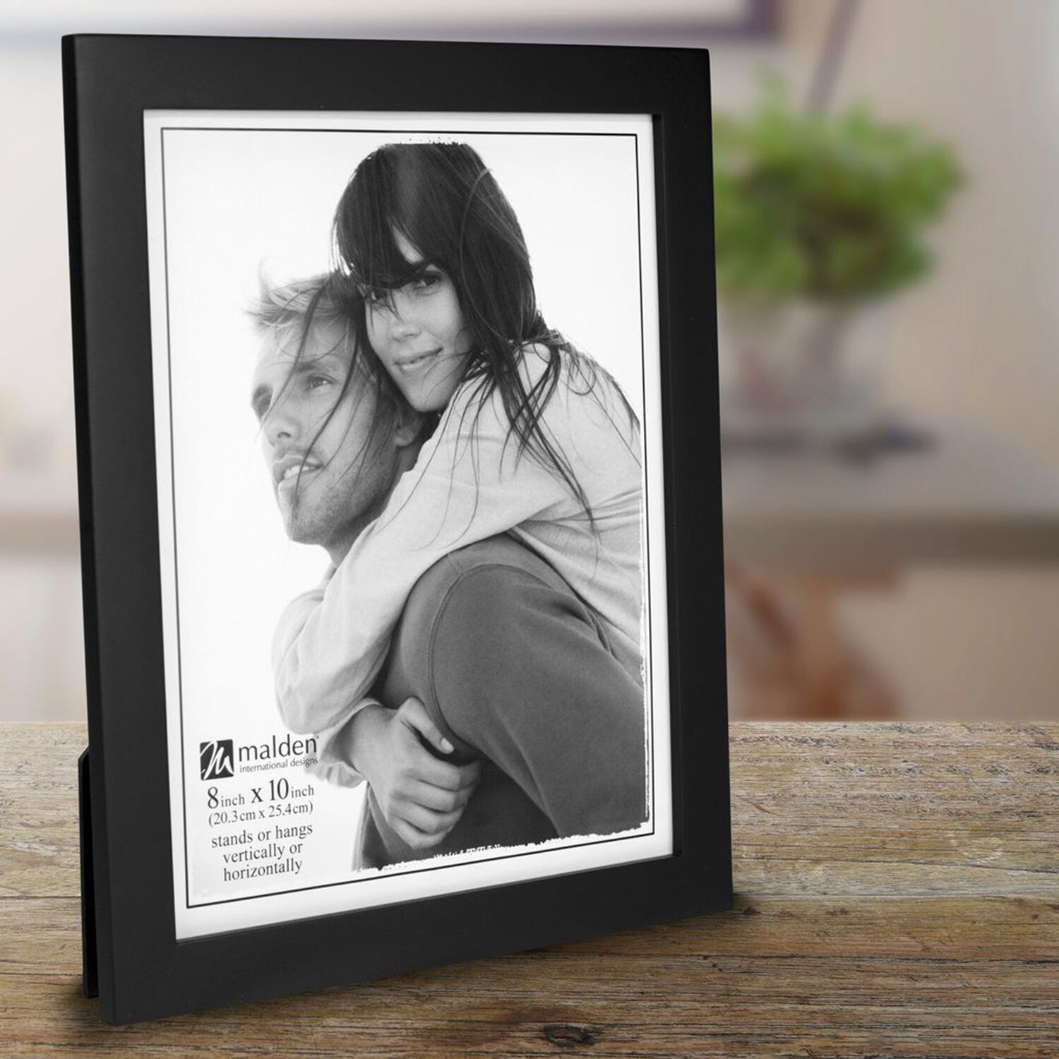 Malden 8x10 Black Linear 4-pc. Picture Frame Set