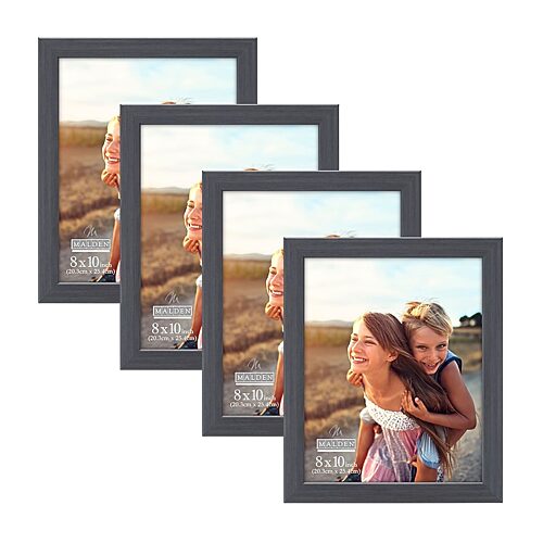 Malden 4 Pk 8x10 Dark Gray Gv 4-pc. Picture Frame Set