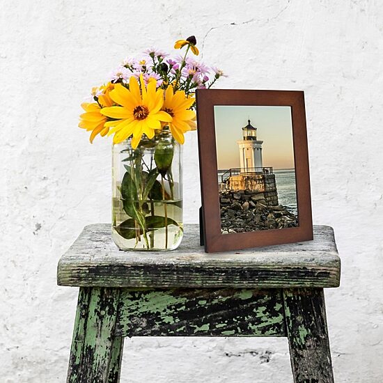 Malden 4 Pk 5x7 Dark Walnut Linear 4-pc. Picture Frame Set
