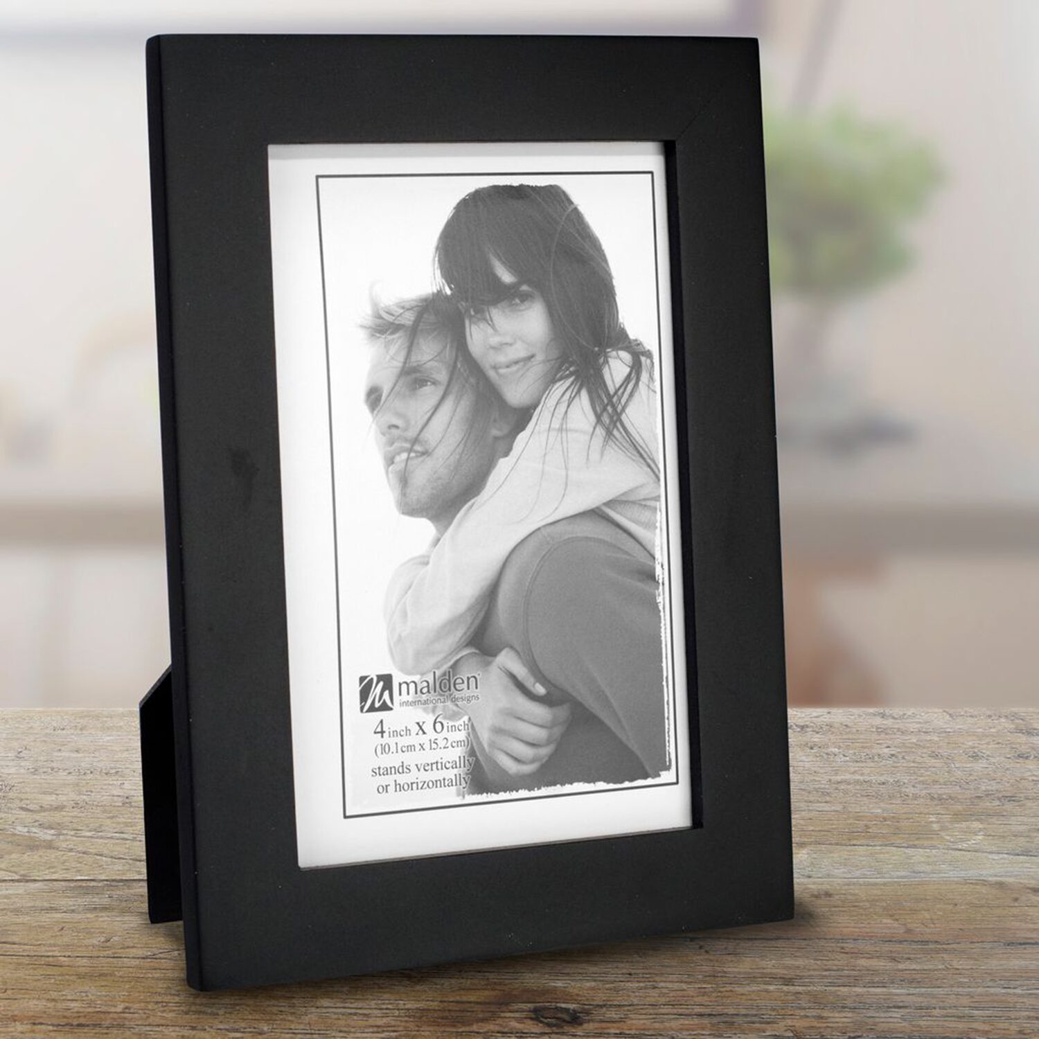 Malden 4 Pk 4x6 Linear-Black 4-pc. Picture Frame Set
