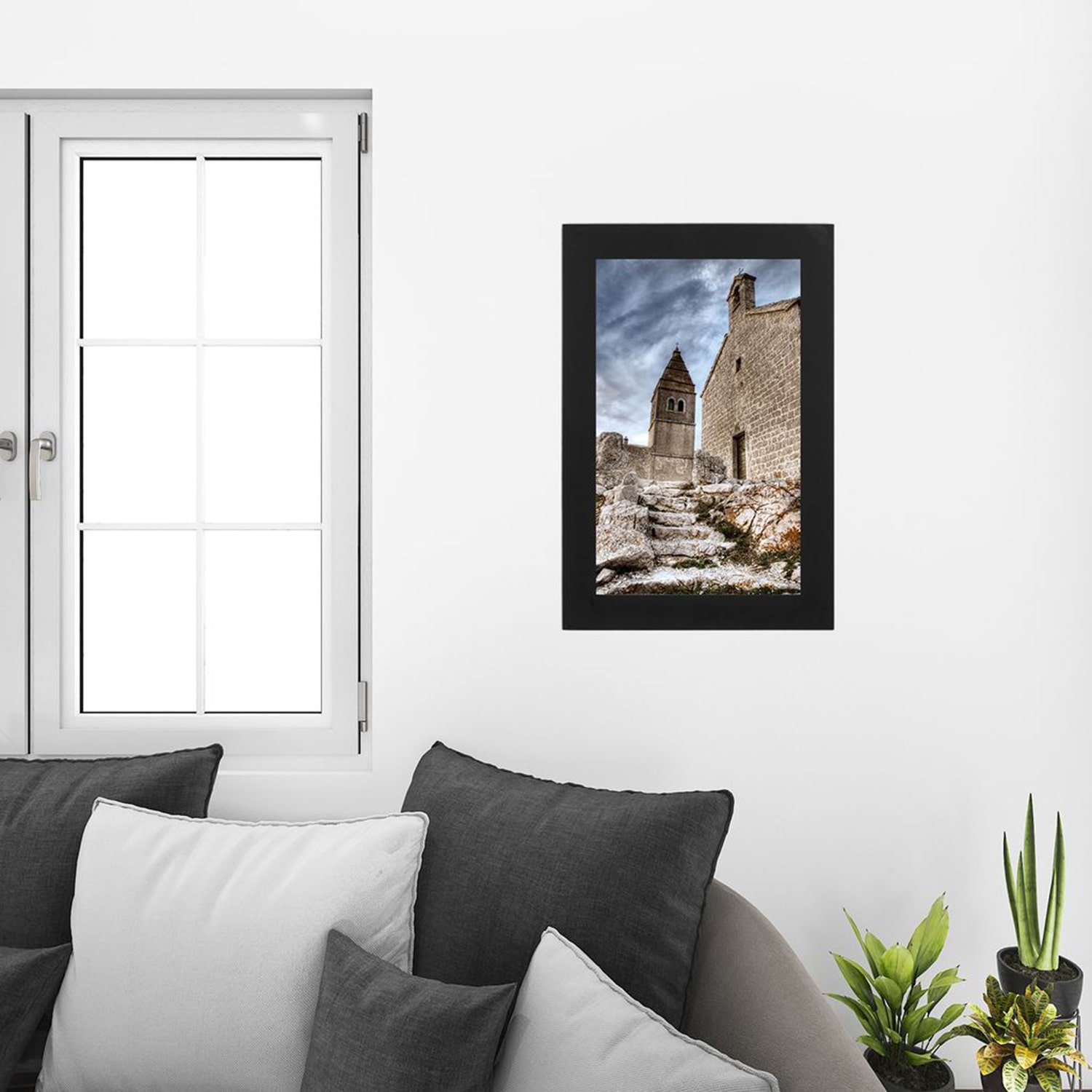 Malden 11x17/12x19 Manhattan Black 1-Opening Wall Frame