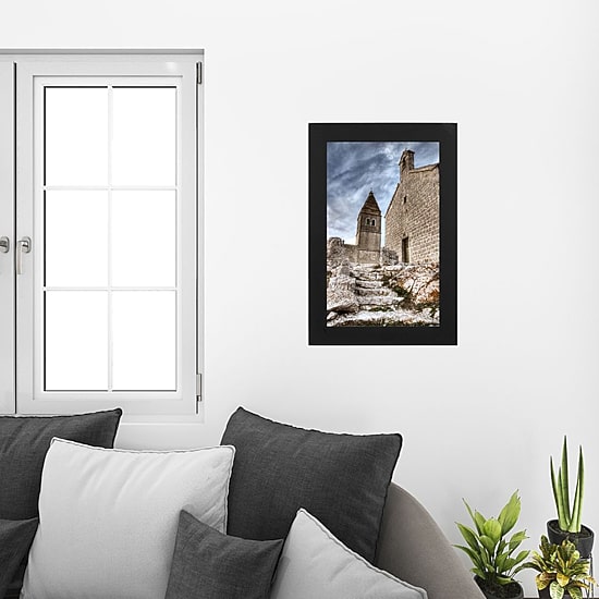 Malden 11x17/12x19 Manhattan Black 1-Opening Wall Frame