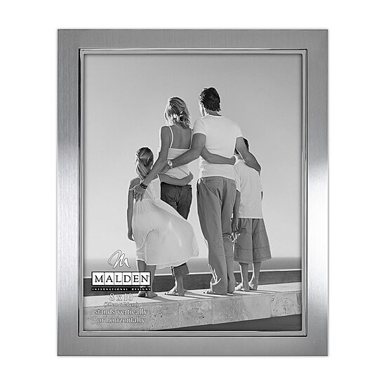 Malden 8x10 Salisbury 2-Tone Slv Metal 1-Opening Tabletop Frame