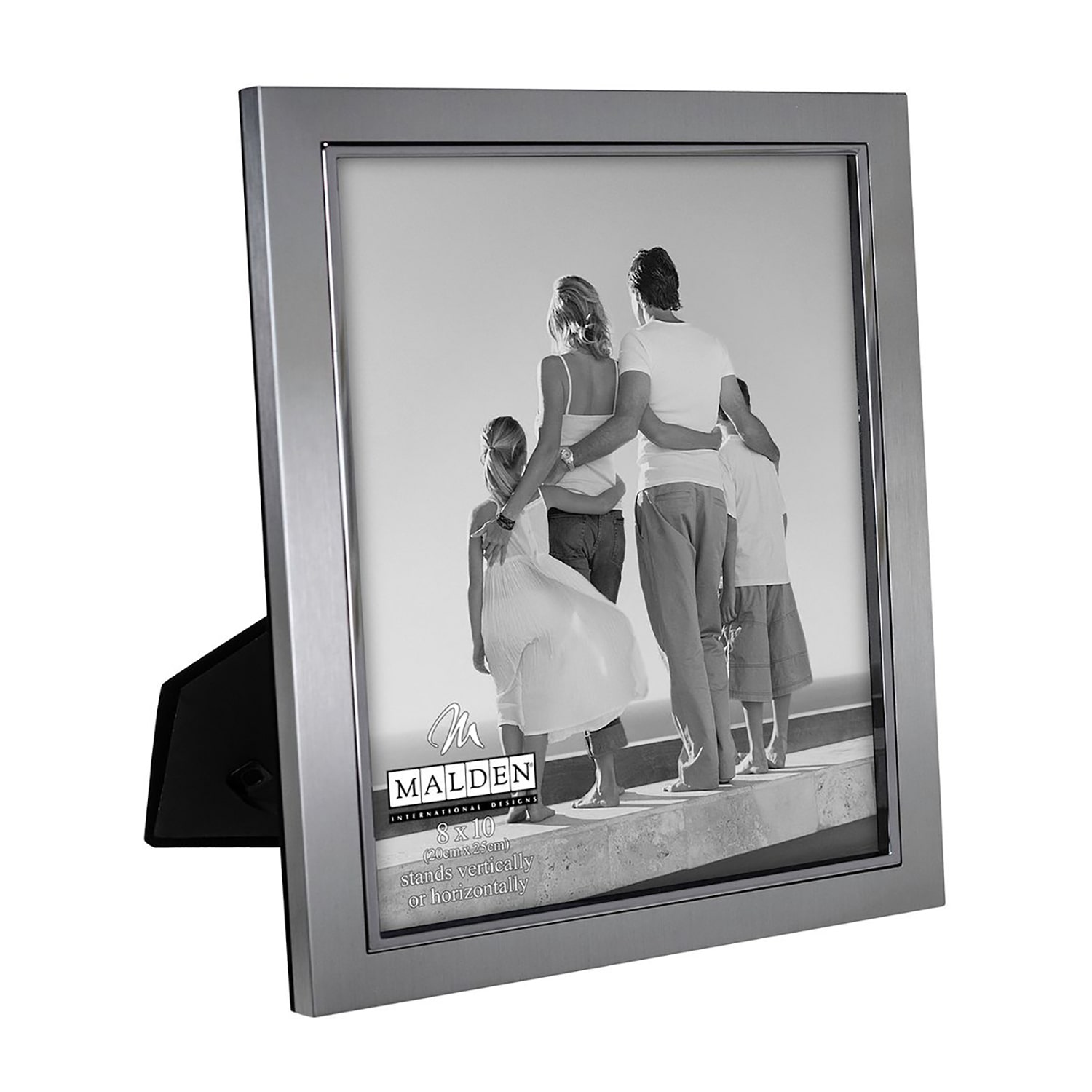 Malden 8x10 Salisbury 2-Tone Slv Metal 1-Opening Tabletop Frame