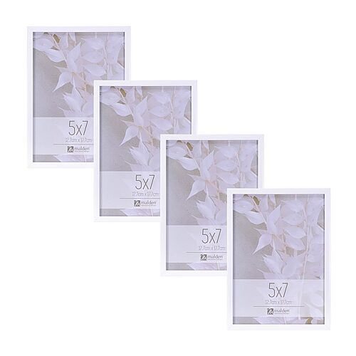 Malden 4pk. Tt 5x7 White 4-pc. Picture Frame Set