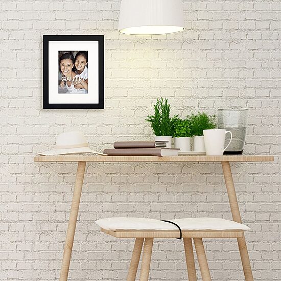 Malden 4 Pk Only 5x7/8x10 Black Mat 4-pc. Picture Frame Set