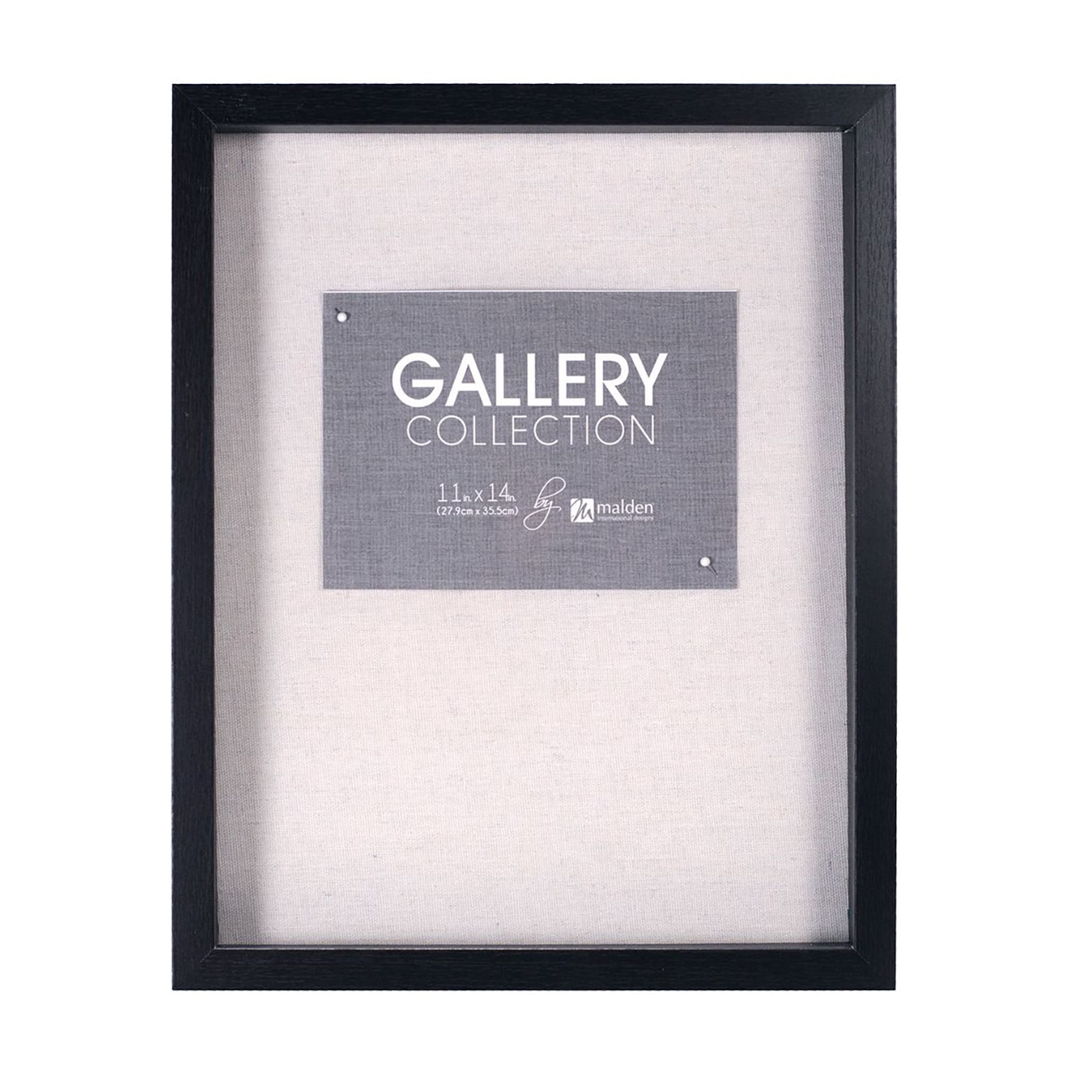 Malden 11x14 Black Shadowbox Pin Shadow Box