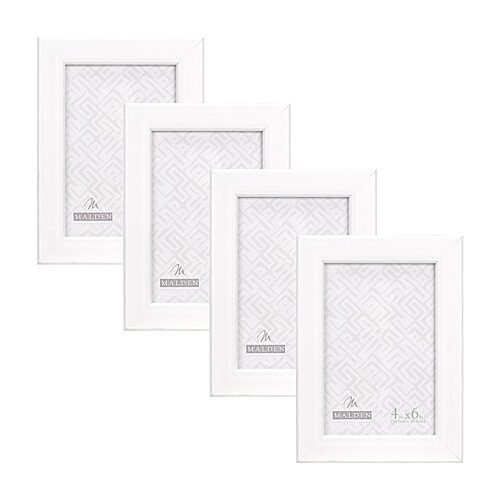 Malden 4 Pk. 4x6 White Mjr Gv 4-pc. Picture Frame Set