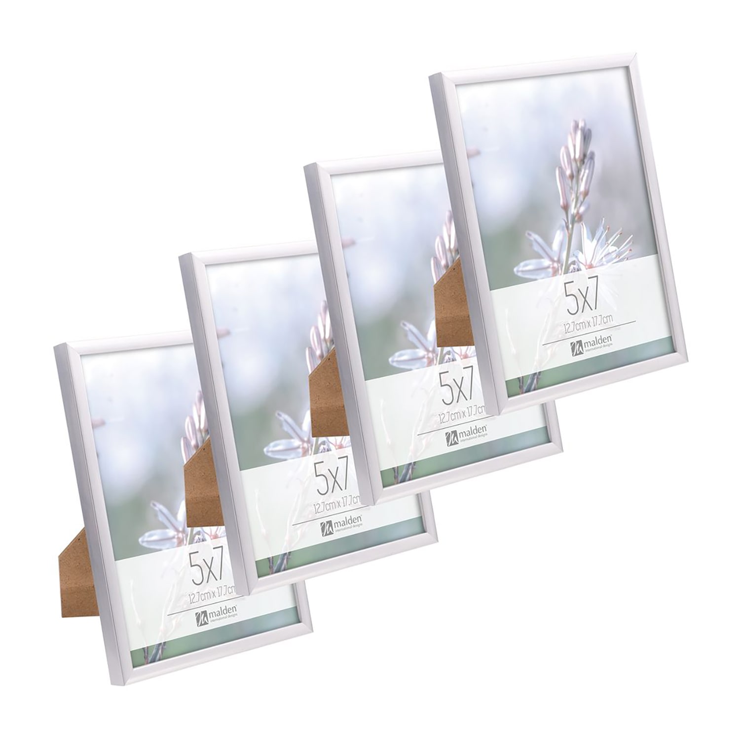 Malden 4 Pk 5x7 Tt Silver 4-pc. Picture Frame Set