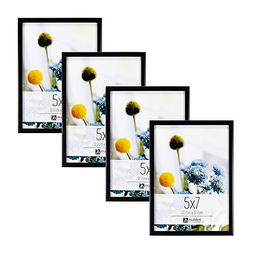 Malden 4 Pk 5x7 Tt Black 4-pc. Picture Frame Set