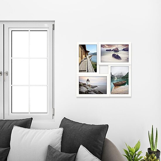 Malden 4-Op. 4x6 Square White 4-pc. Picture Frame Set