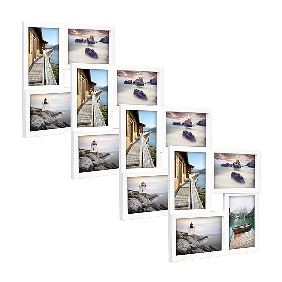 Malden 4-Op. 4x6 Square White 4-pc. Picture Frame Set