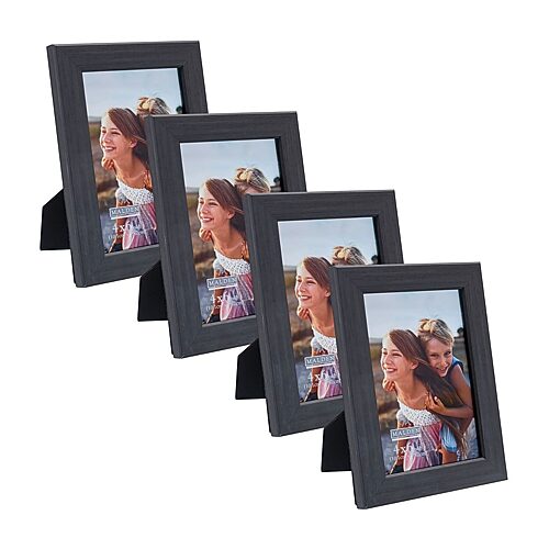 Malden 4 Pk. 4x6 Dark Gray Gv 4-pc. Picture Frame Set