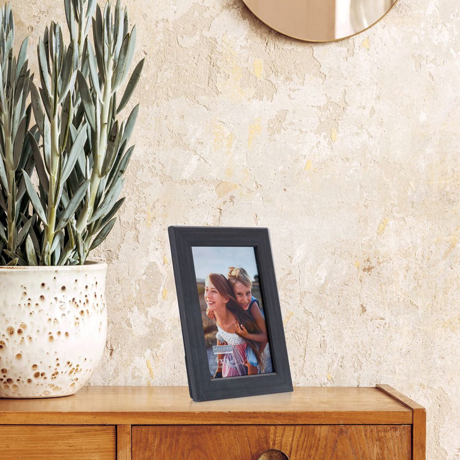 Malden 4x6 Dark Gray Gv 4-pc. Picture Frame Set