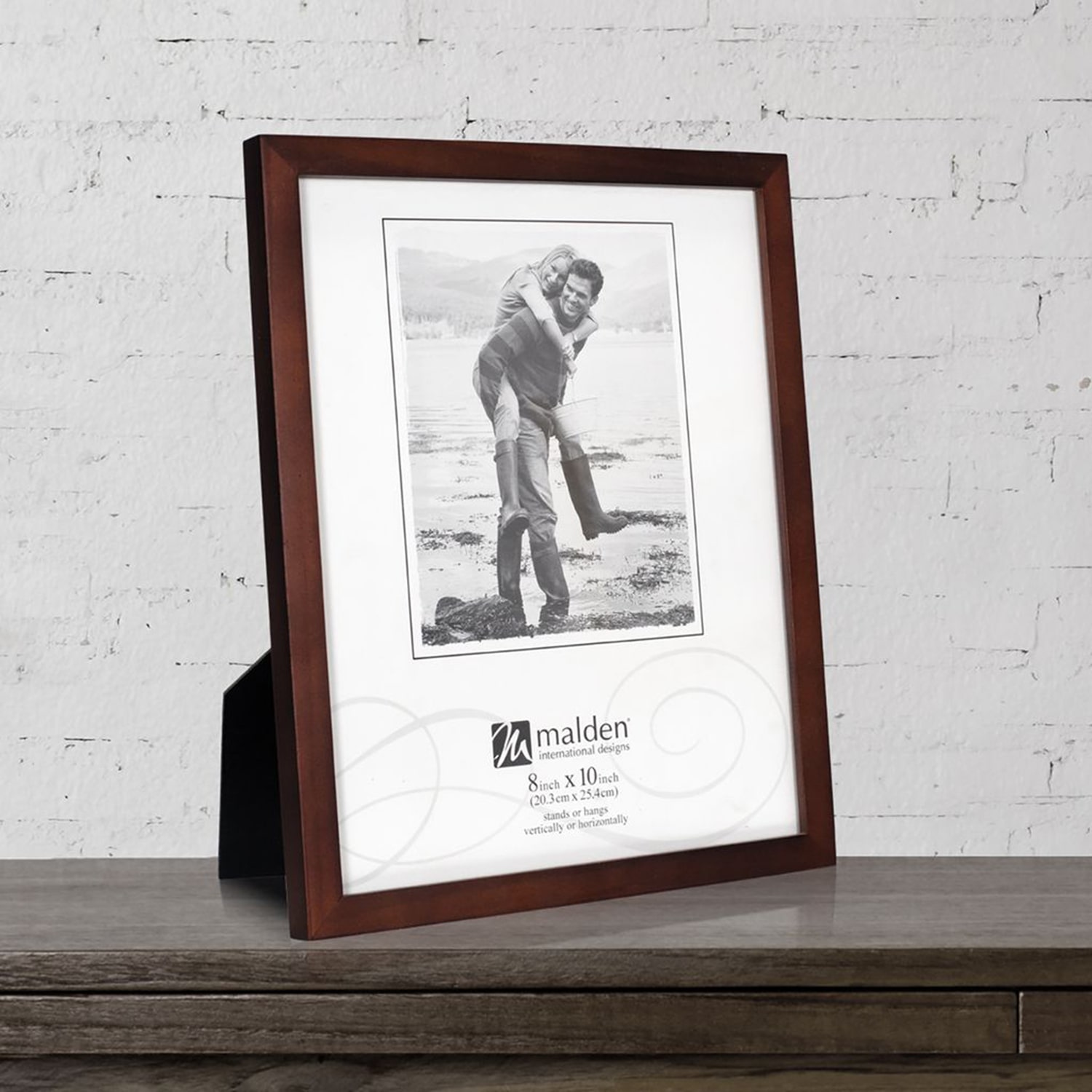 Malden 4 Pk 8x10 Walnut Concepts 4-pc. Picture Frame Set