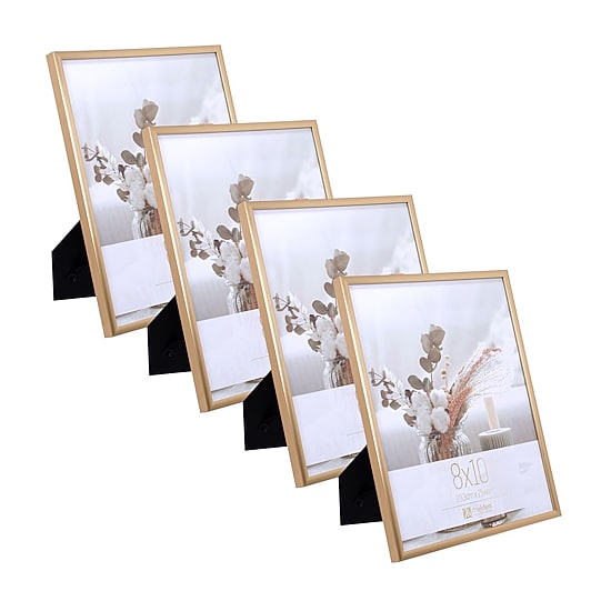 Malden 4pk. 8x10 Tt Gold 4-pc. Picture Frame Set