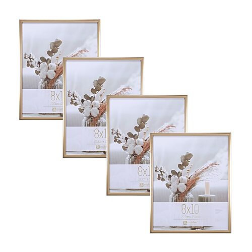 Malden 4pk. 8x10 Tt Gold 4-pc. Picture Frame Set In Yellow