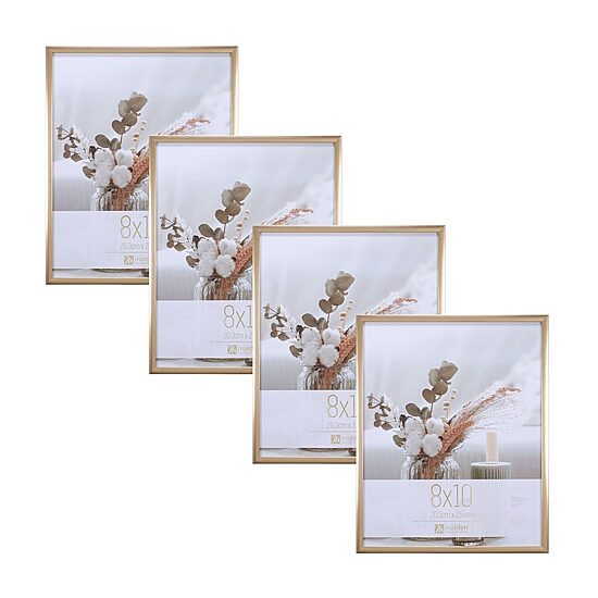 Malden 4pk. 8x10 Tt Gold 4-pc. Picture Frame Set