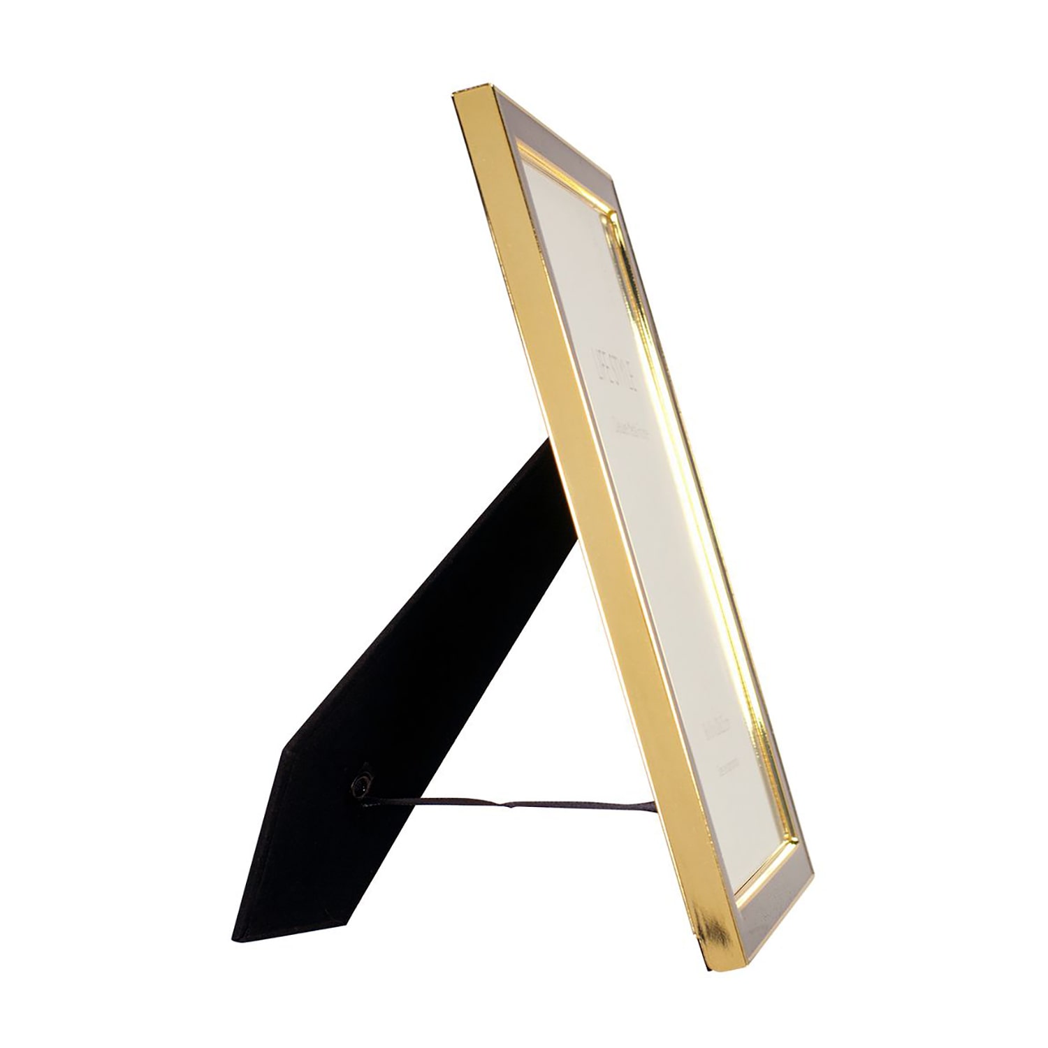 Malden 8x10 Gold W/Black Epoxy 1-Opening Tabletop Frame