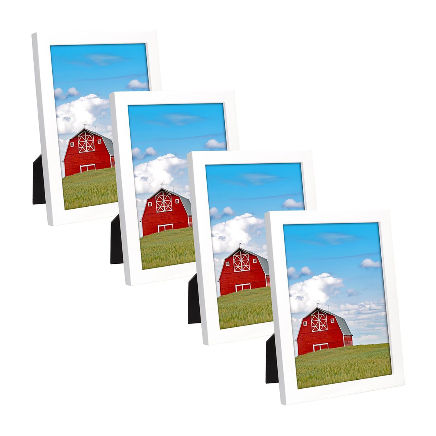 Malden 4 Pk 5x7 White 4-pc. Picture Frame Set