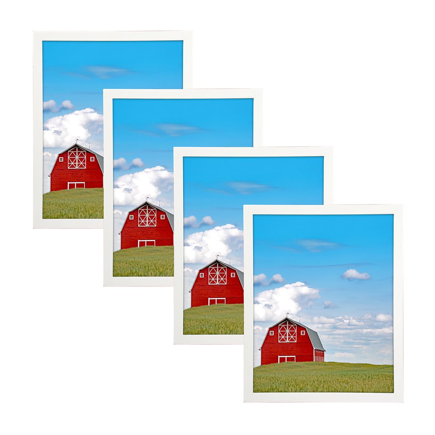 Malden 4 Pk 8x10 White Concepts 4-pc. Picture Frame Set
