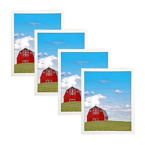 Malden 4 Pk 8x10 White Concepts 4-pc. Picture Frame Set