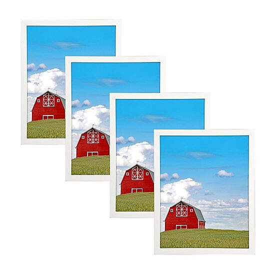 Malden 4 Pk 8x10 White Concepts 4-pc. Picture Frame Set