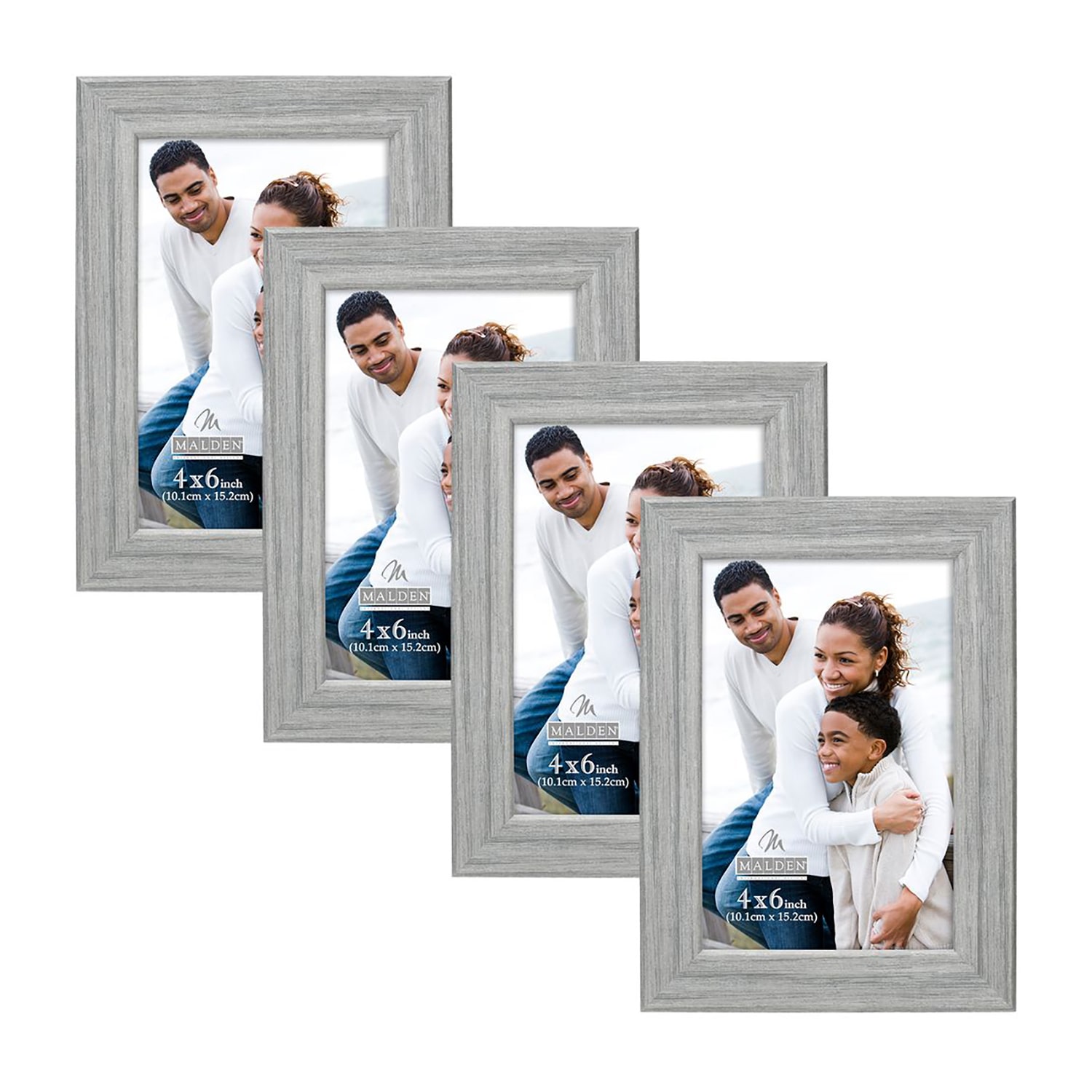 Malden 4x6 Off White Gv 4-pc. Picture Frame Set