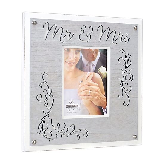 Malden 5x7/12x13 Mr & Mrs. Layer 1-Opening Wall Frame