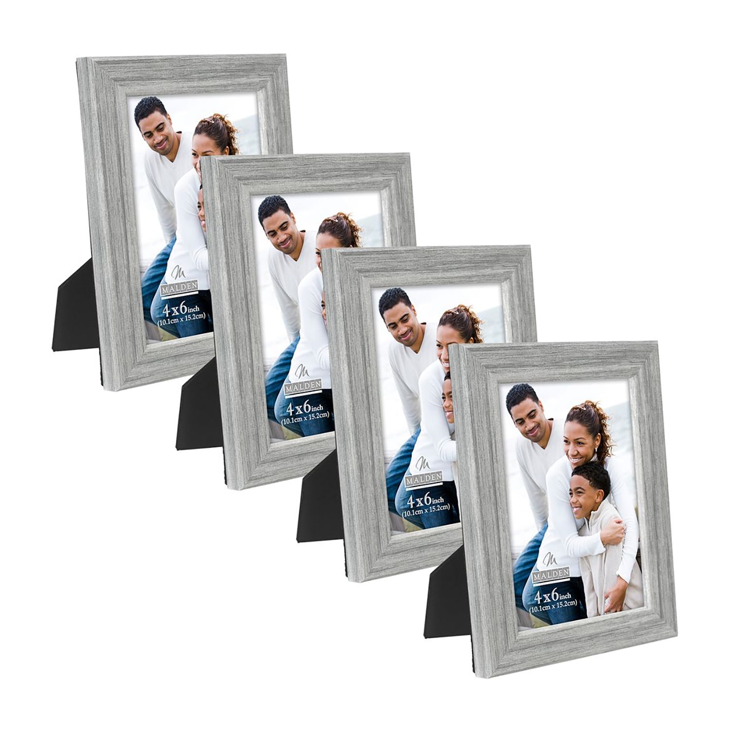Malden 4x6 Off White Gv 4-pc. Picture Frame Set