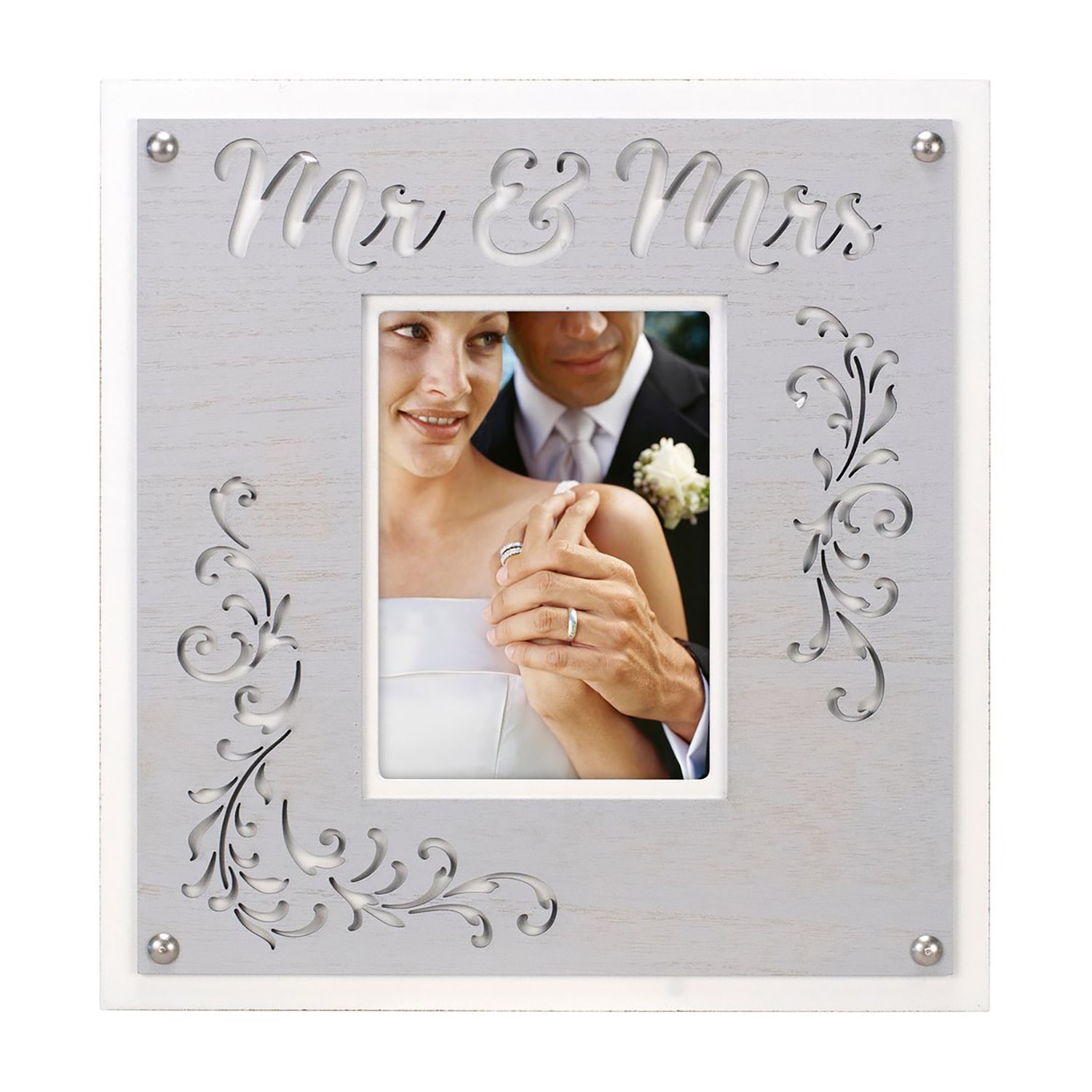 Malden 5x7/12x13 Mr & Mrs. Layer 1-Opening Wall Frame
