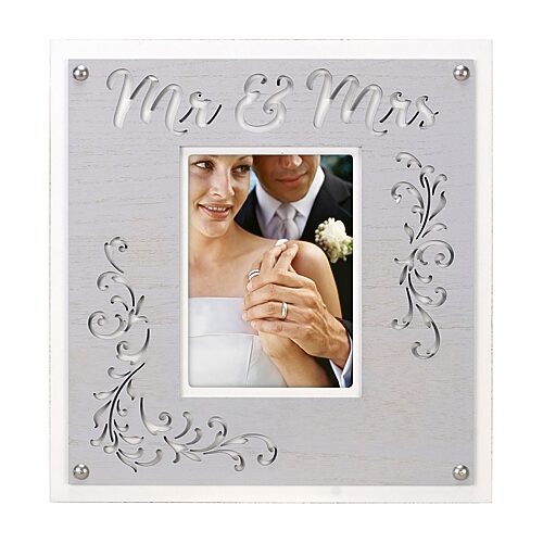 Malden 5x7/12x13 Mr & Mrs. Layer 1-opening Wall Frame In Gray