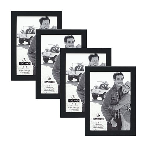 Malden 4 Pk. 5x7 Essentials-black 4-pc. Picture Frame Set