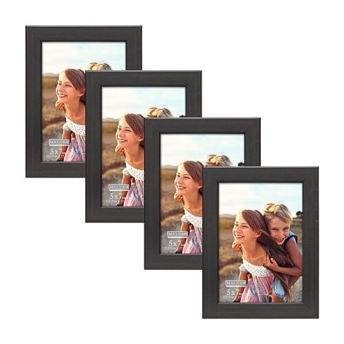 Malden 4 Pk 5x7 Dark Gray Gv 4-pc. Picture Frame Set