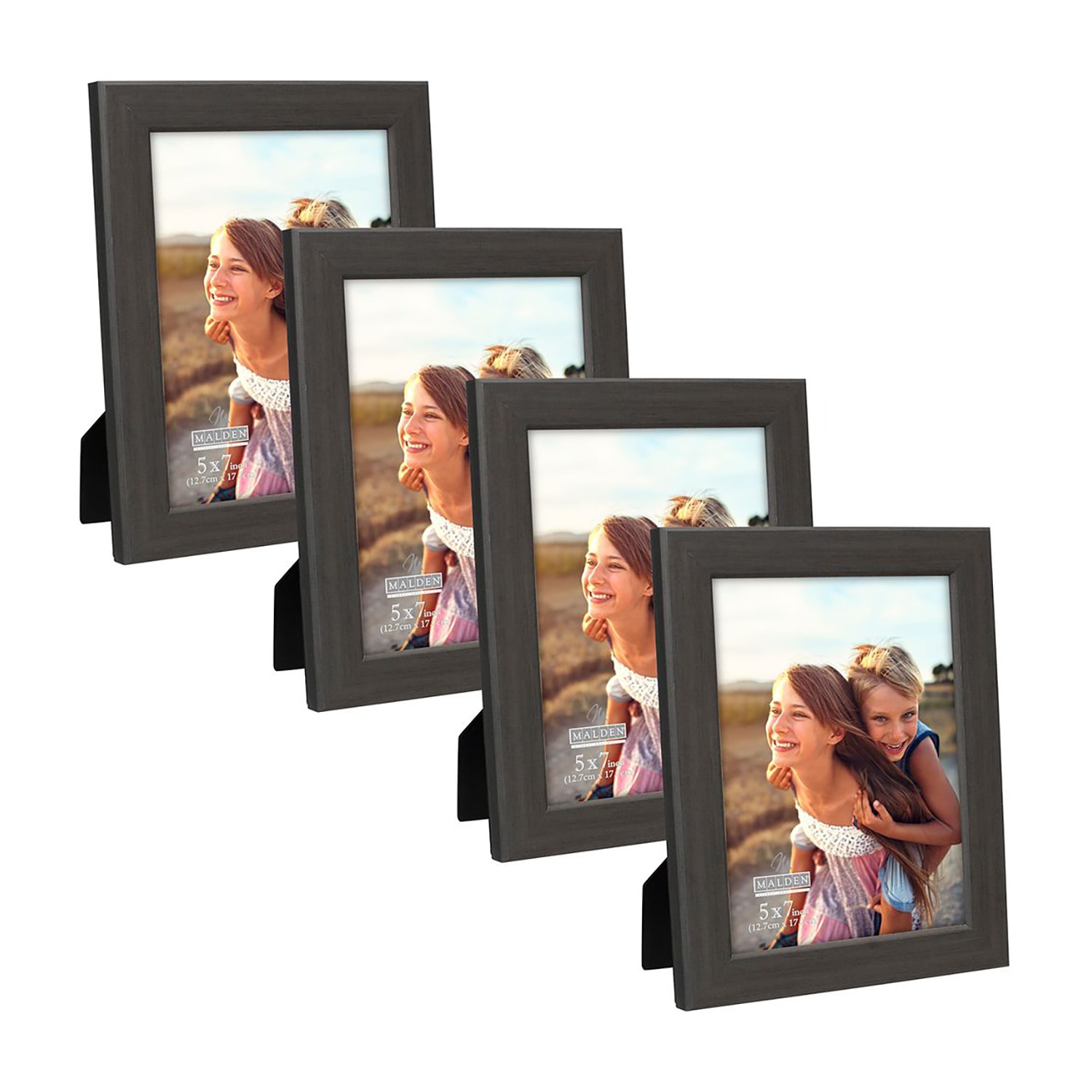 Malden 4 Pk 5x7 Dark Gray Gv 4-pc. Picture Frame Set