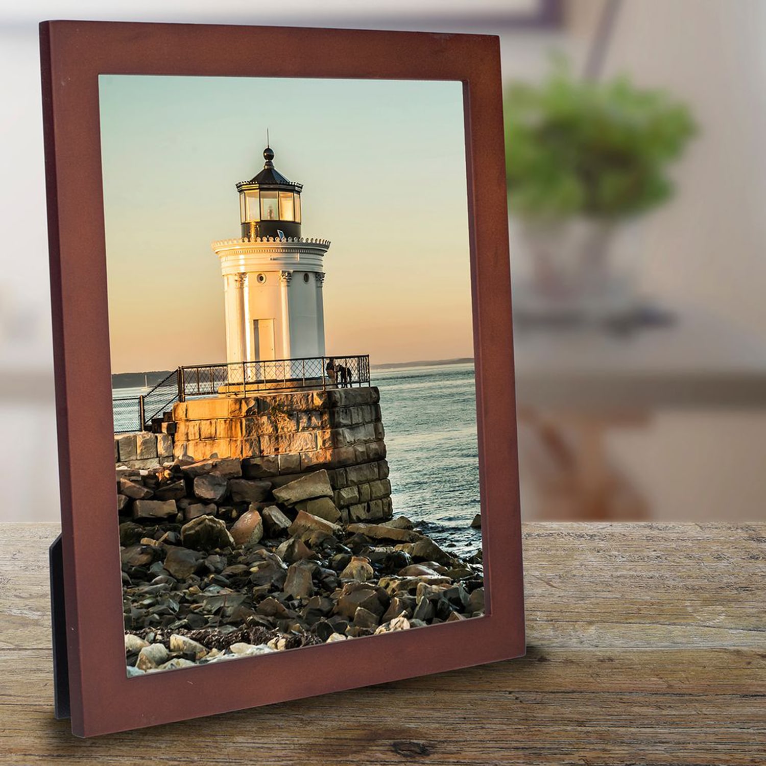 Malden 4 Pk 8x10 Dark Walnut Linear 4-pc. Picture Frame Set