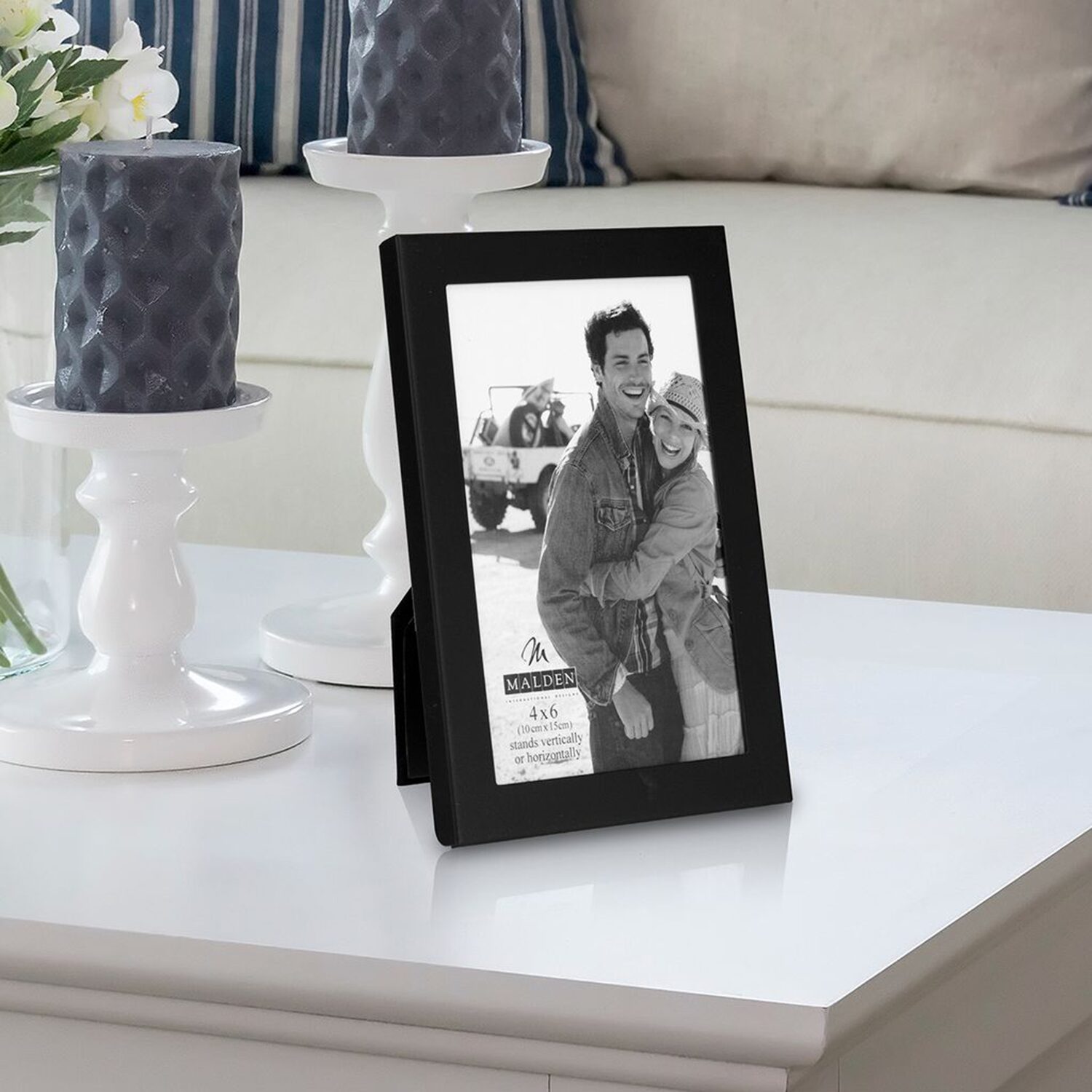 Malden 4 Pk. 4x6 Essentials-Black 4-pc. Picture Frame Set