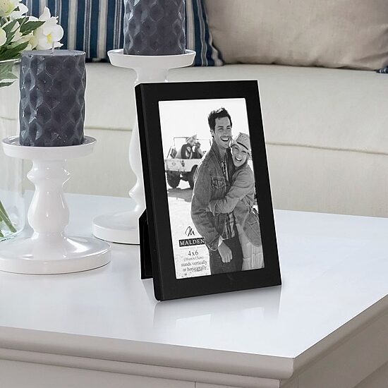 Malden 4 Pk. 4x6 Essentials-Black 4-pc. Picture Frame Set