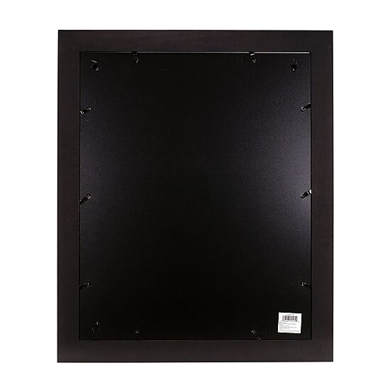 Malden 11x14/16x20 Rough Black Manhat 1-Opening Wall Frame