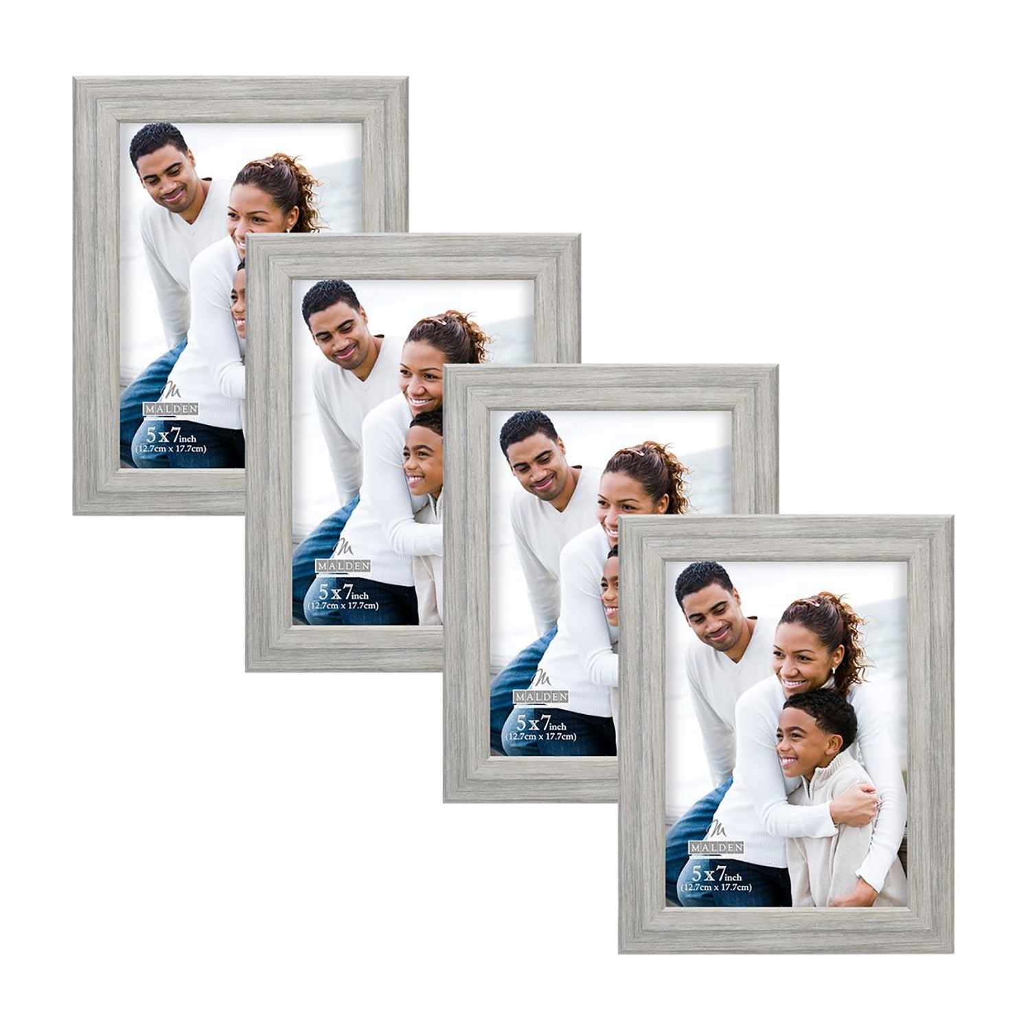 Malden 4 Pk Rustic White Gv 4-pc. Picture Frame Set