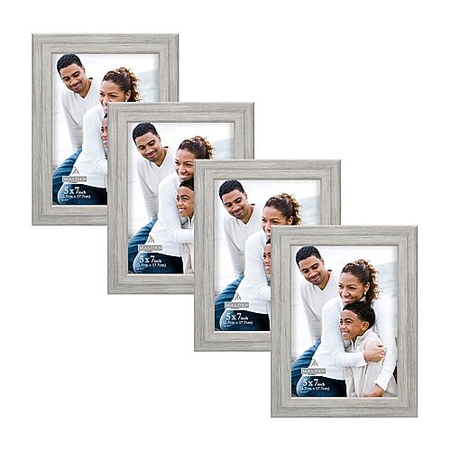 Malden 4 Pk Rustic White Gv 4-pc. Picture Frame Set